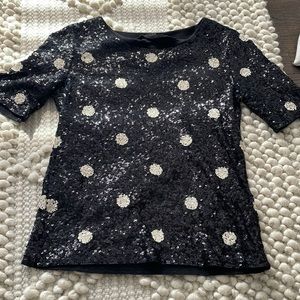 J.Crew Sequin Top XXS